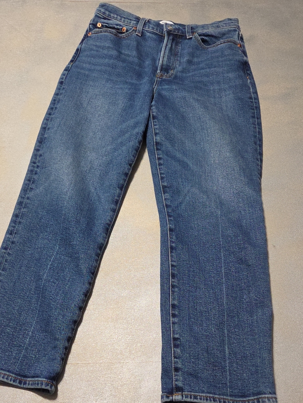 pistola Classic Straight-Leg Jeans in Blue Denim